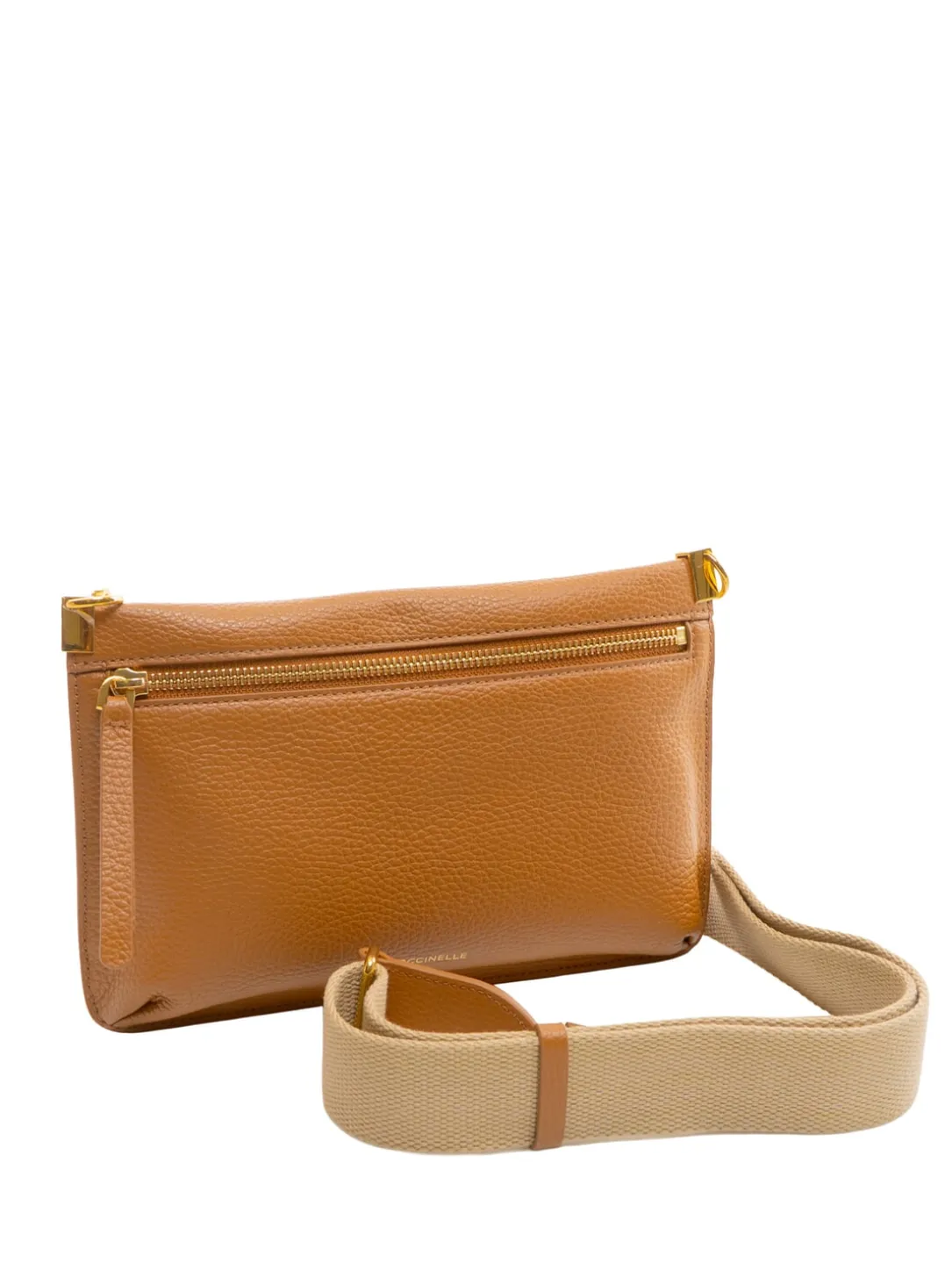 HYLE Borsa piatta piccola in pelle a tracolla