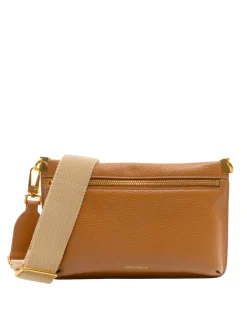 HYLE Borsa piatta piccola in pelle a tracolla