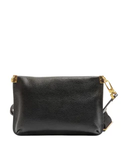 HYLE Borsa piatta piccola in pelle a tracolla