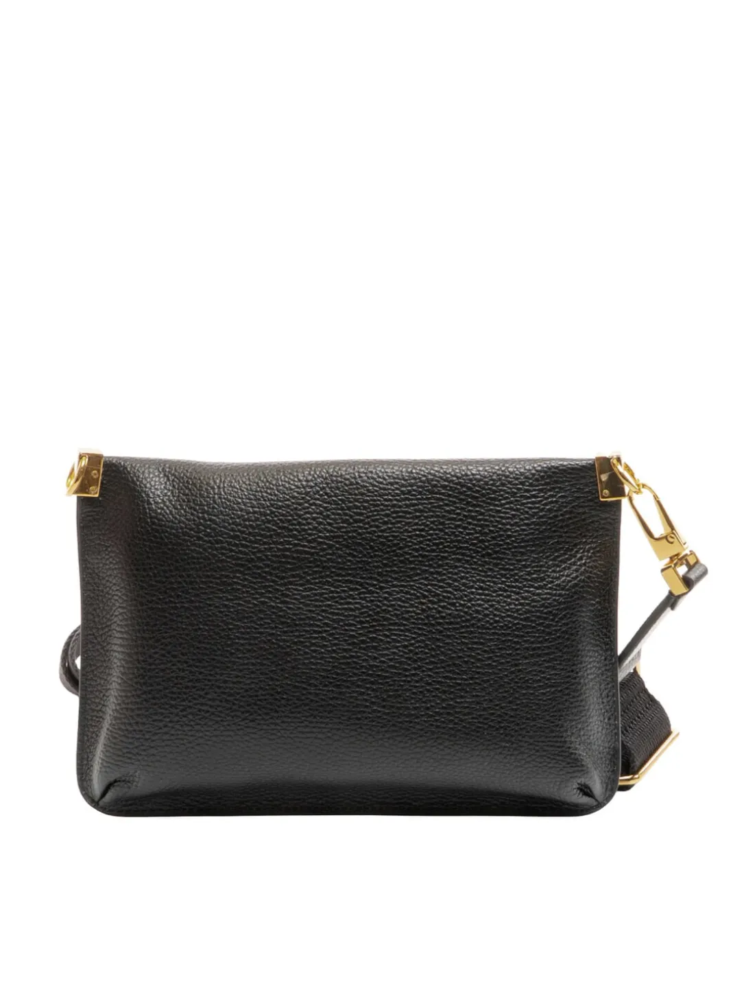 HYLE Borsa piatta piccola in pelle a tracolla