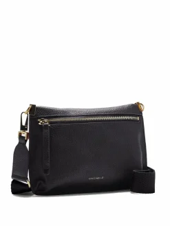 HYLE Borsa piatta piccola in pelle a tracolla