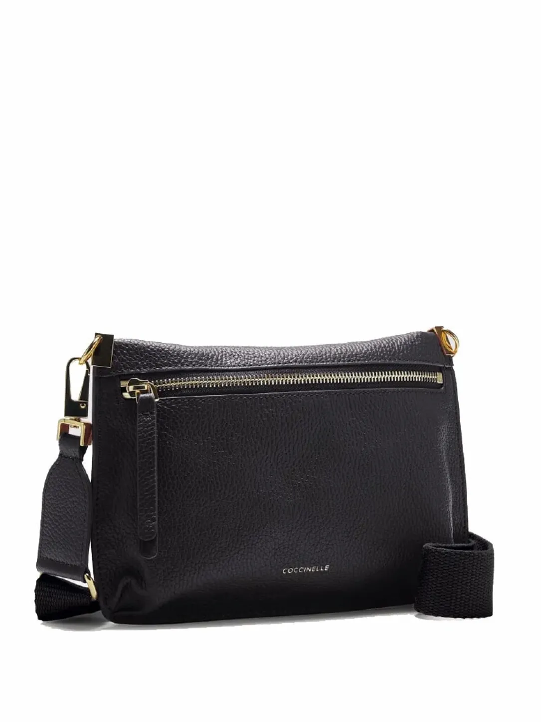 HYLE Borsa piatta piccola in pelle a tracolla