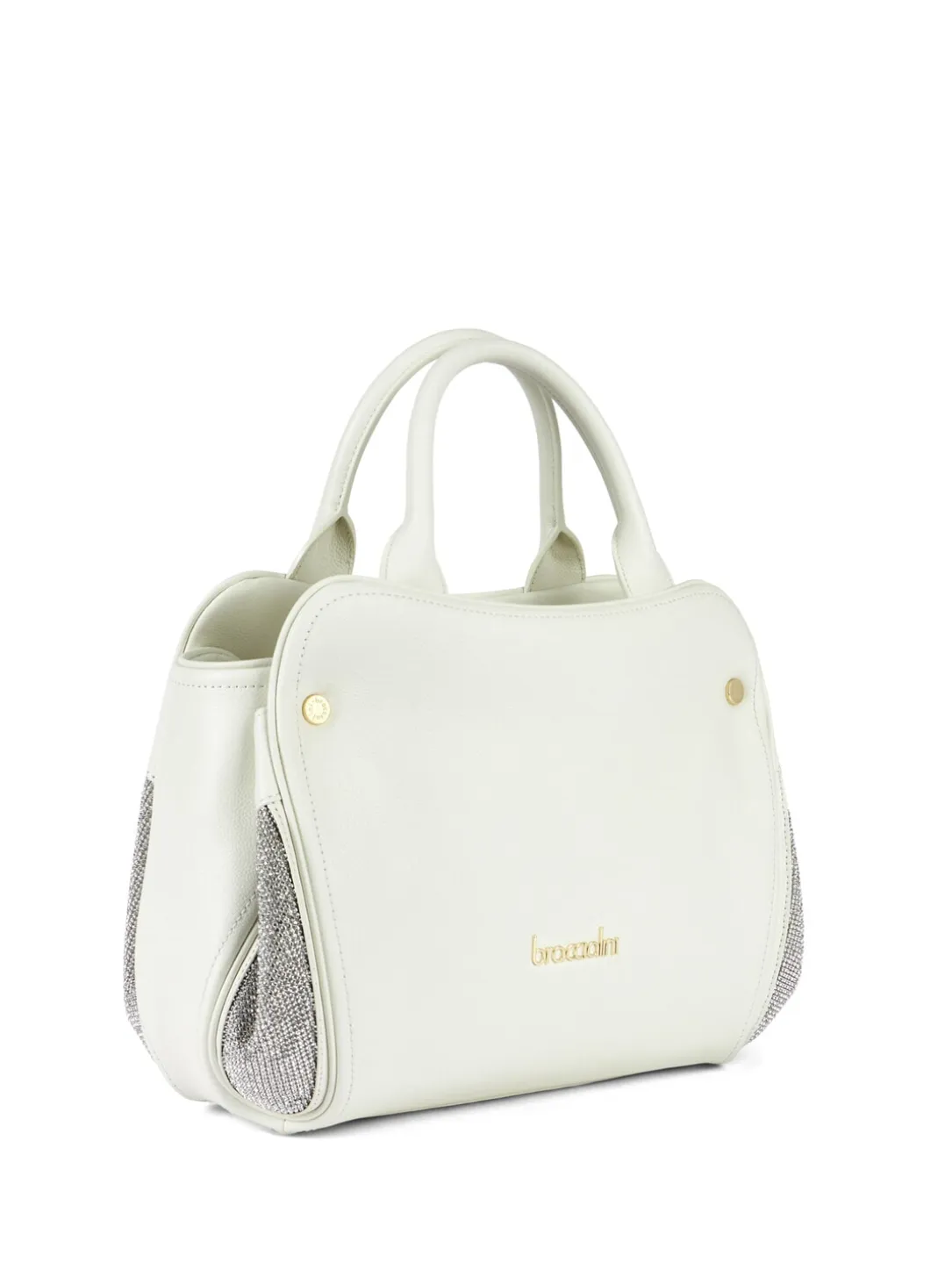 KIM Borsa media con inserti maglia metallica