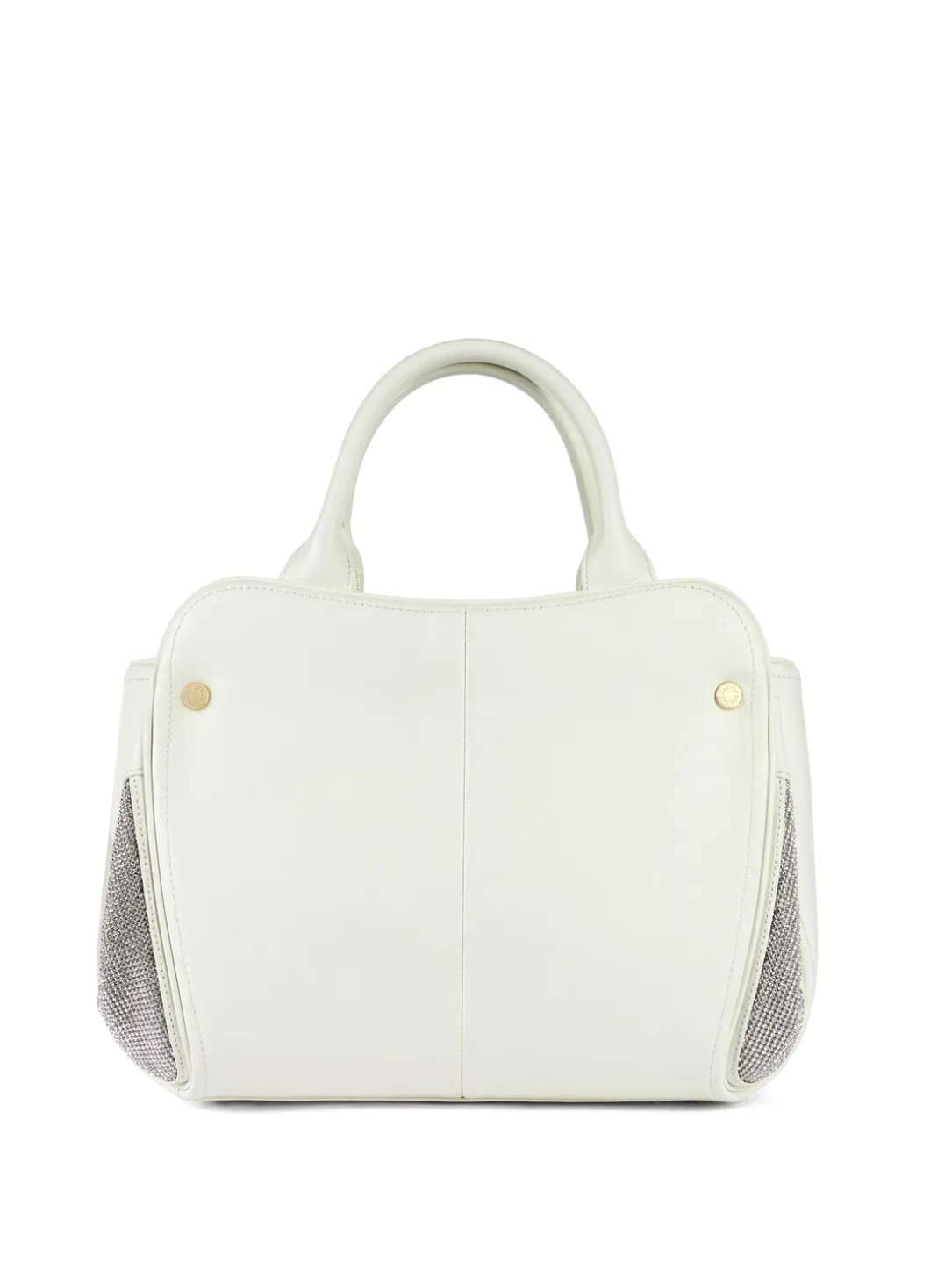 KIM Borsa media con inserti maglia metallica