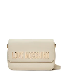 LAMINATED BOLD LOVE Borsa a spalla con flap