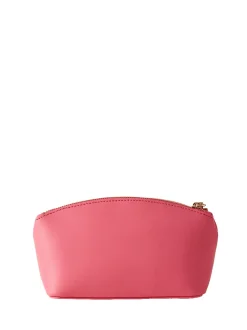 LETTERING Necessaire mini in pelle
