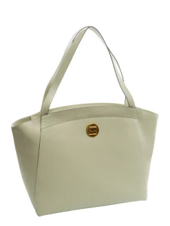 LIYA Borsa a spalla in pelle martellata