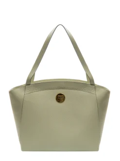 LIYA Borsa a spalla in pelle martellata
