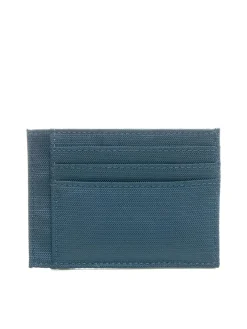 MACBETH Porta carte in pelle e tessuto