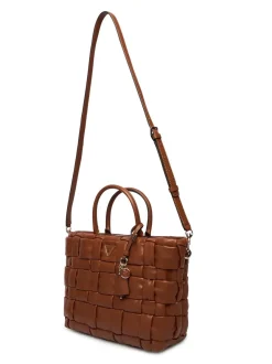 MARION Borsa a mano intrecciata con tracolla