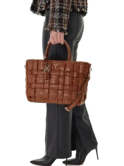 MARION Borsa a mano intrecciata con tracolla