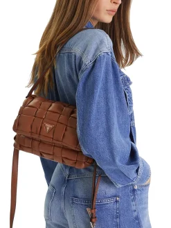 MARION Borsa a spalla intrecciata con tracolla