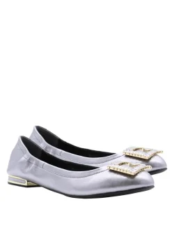 MICKLE Ballerine in pelle