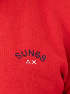 MINI LOGO Felpa a collo alto con zip