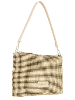 NABILAH Pochette con strass e tracolla