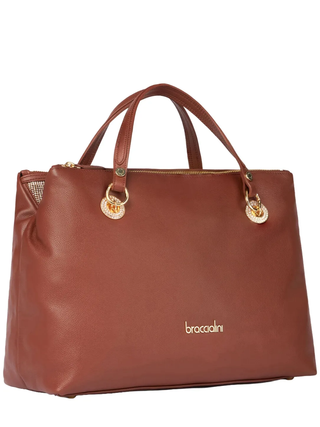 NORA Borsa a mano in pelle con tracolla
