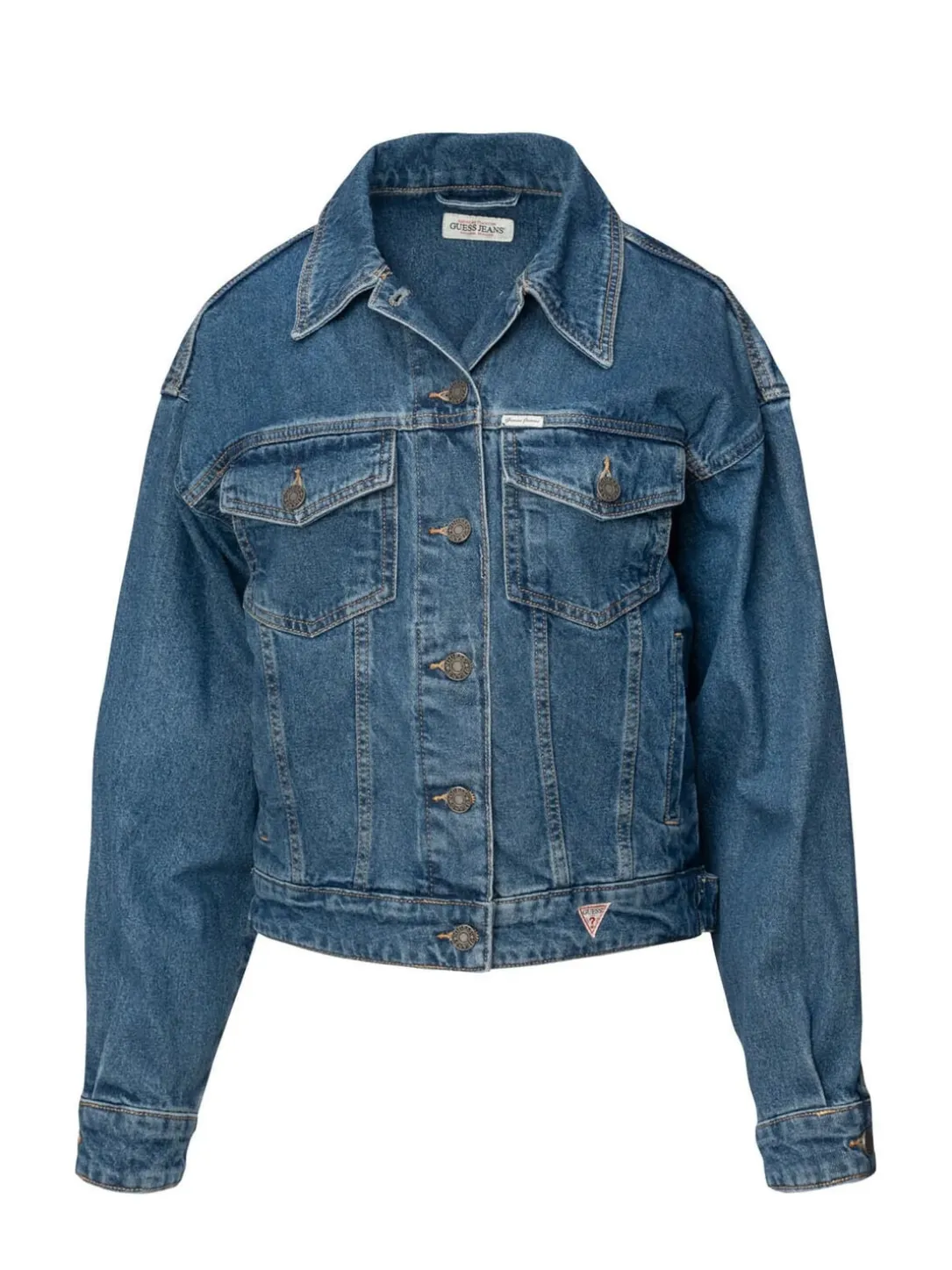 OVERSIZE TRUCKER JACKET Giacca in jeans