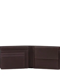 PAAVO Portafoglio portamonete pelle con flap