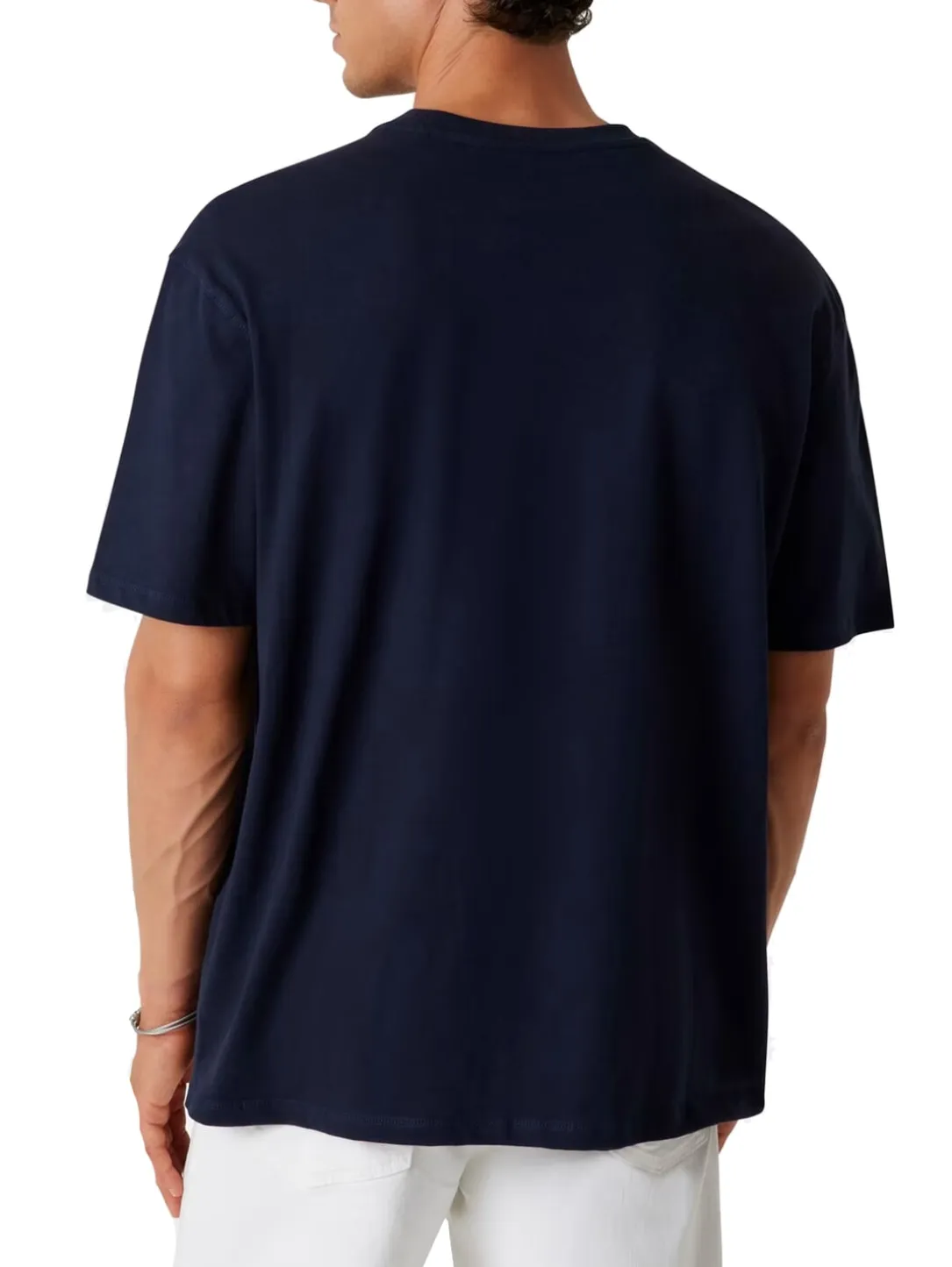 PATCH AT CHEST T-Shirt in cotone
