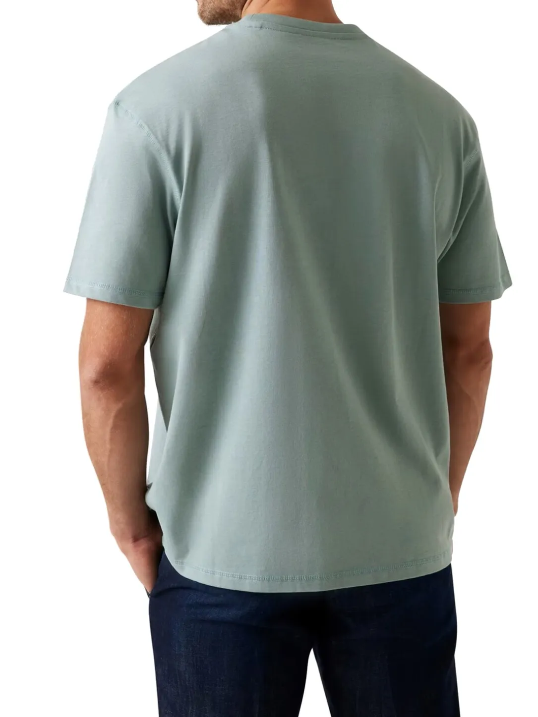 PATCH AT CHEST T-Shirt in cotone