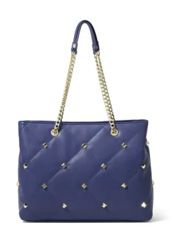 QUILT Borsa shopping a spalla manici catena