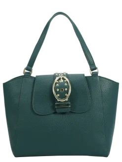 ROCKER Borsa shopping fibbia e borchiette