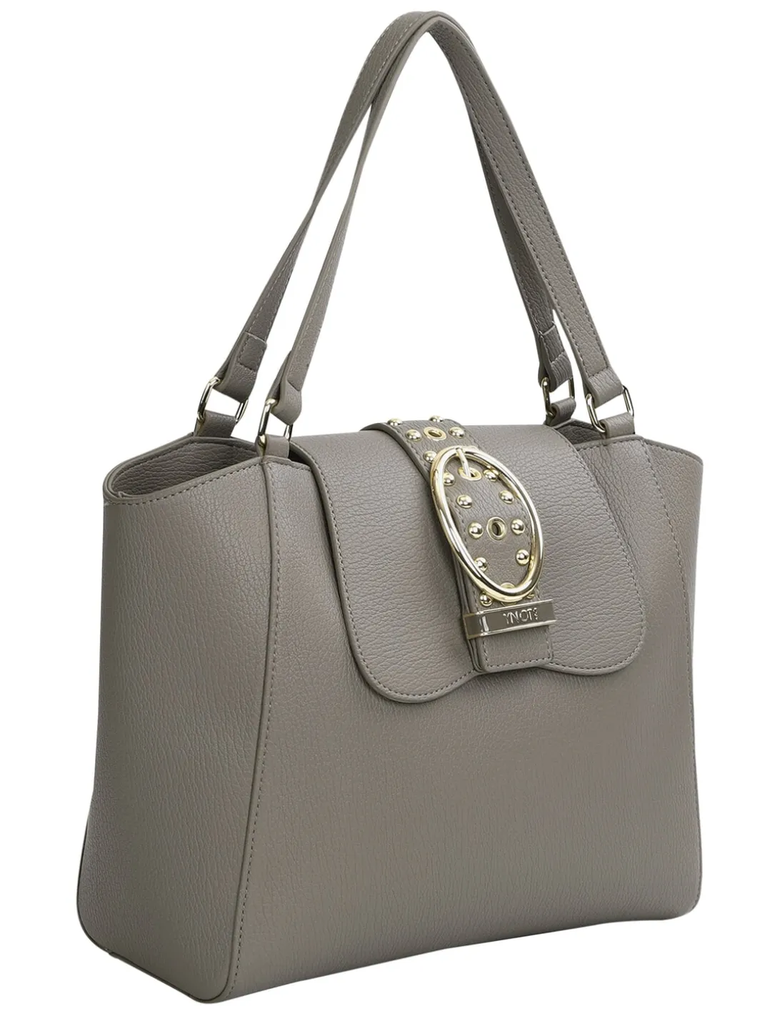 ROCKER Borsa shopping fibbia e borchiette