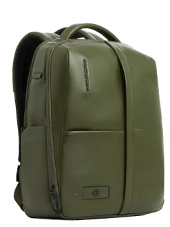 RUSSEL Zaino in pelle porta pc 15.6