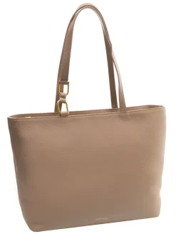 SAGITTA Borsa shopping a spalla, in pelle