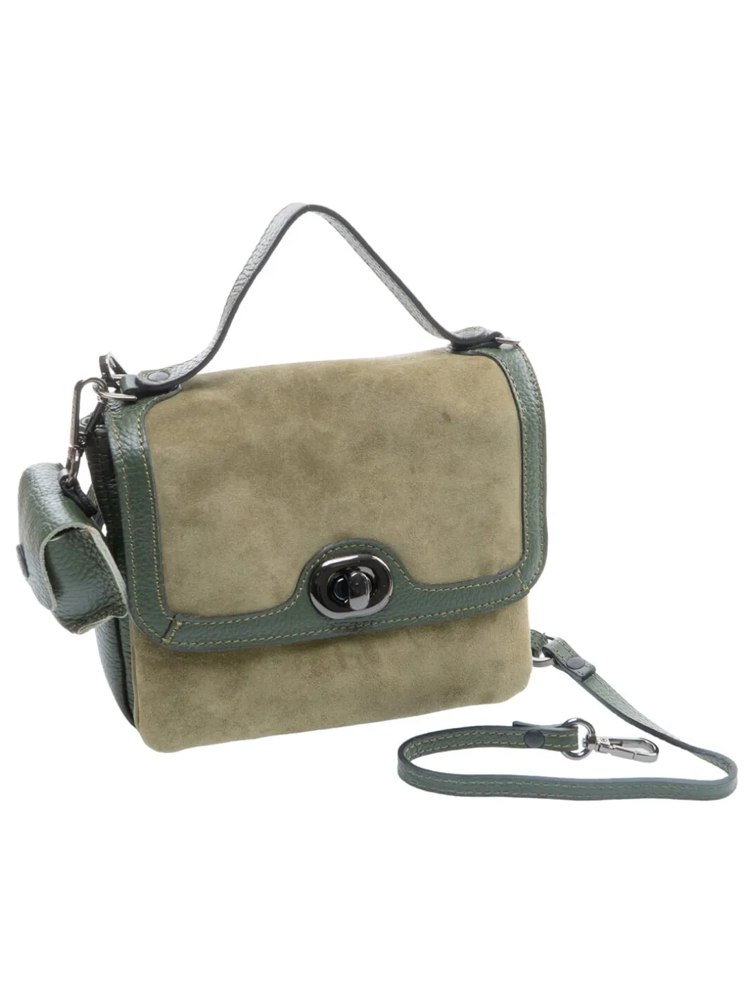 SHAILA Borsa mini a mano con tracolla, in pelle
