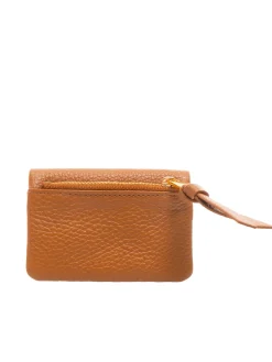 SOFTY Portacarte in pelle martellata