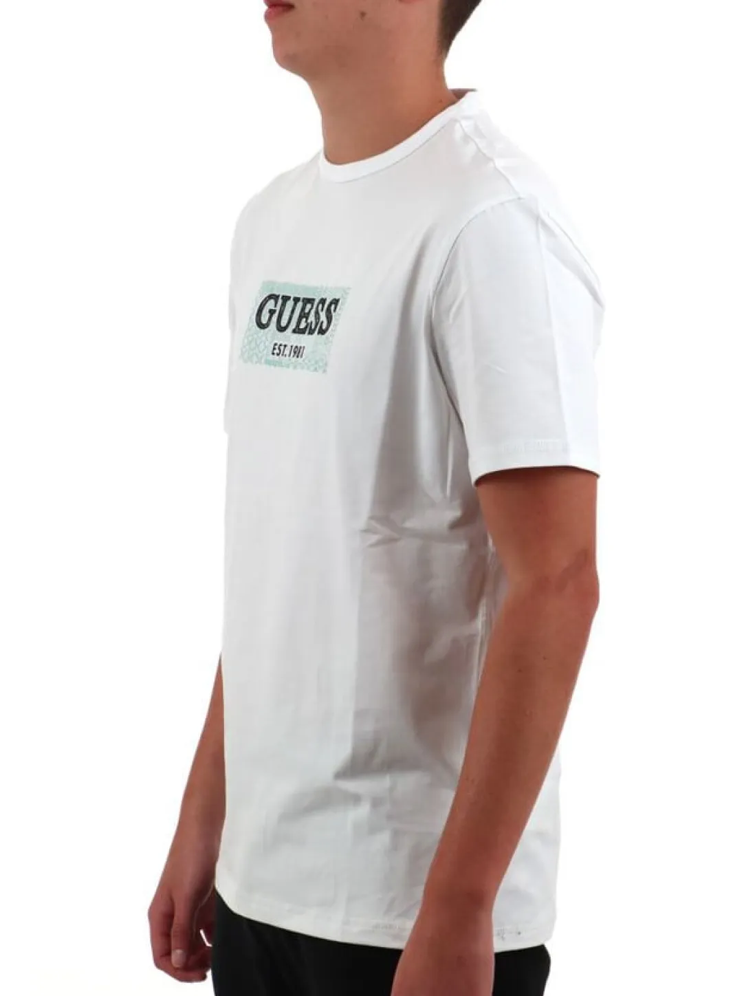 SS CN BOX T-shirt con stampa logo