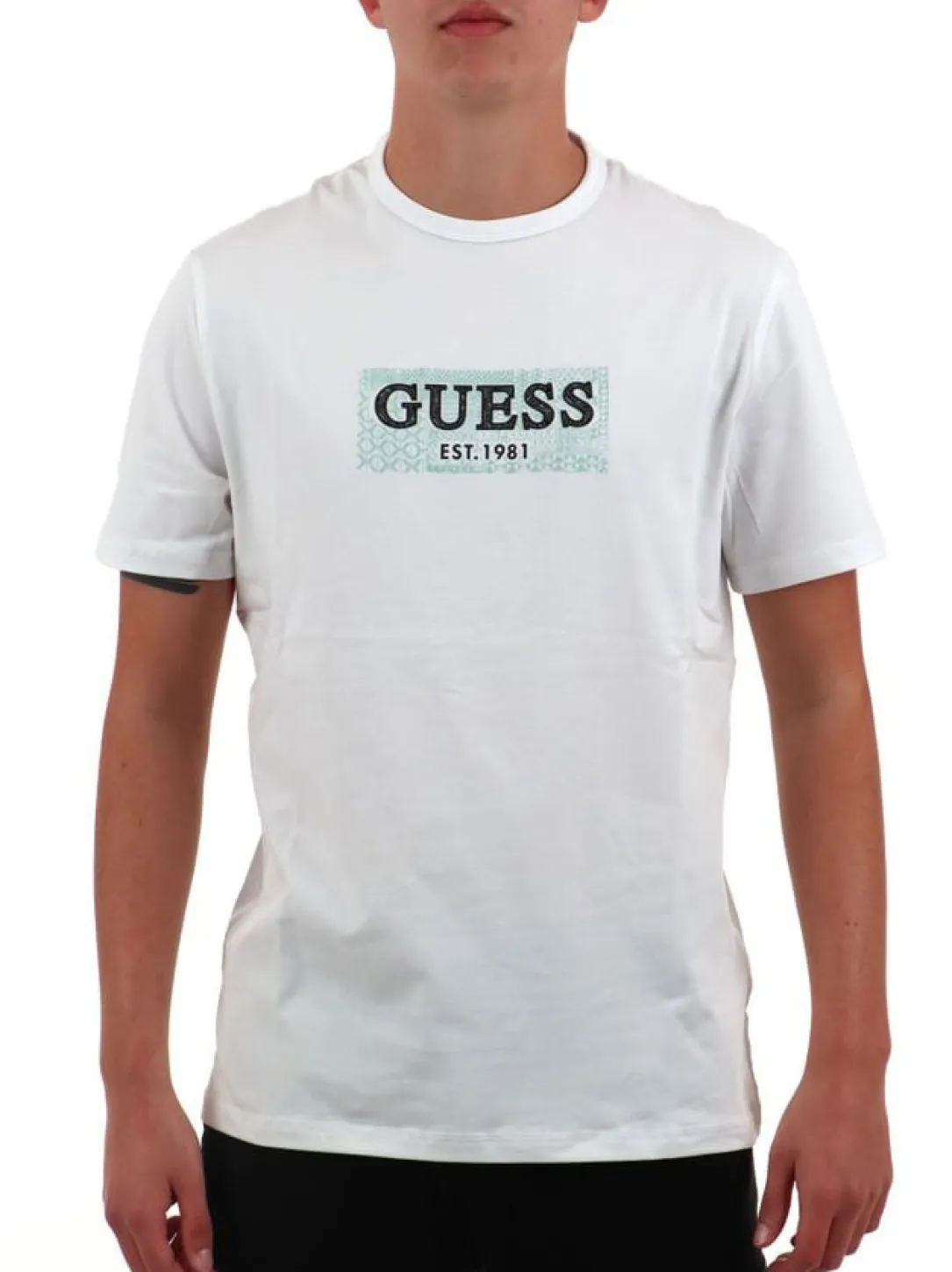 SS CN BOX T-shirt con stampa logo