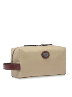 STORY Beauty case in pelle e canvas