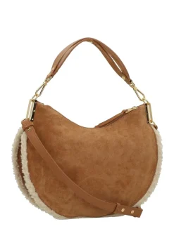 SUNUP ECO SHEARLING Borsa a spalla con tracolla