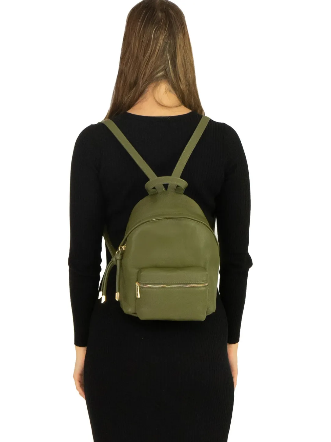 VANESSA Zaino in pelle dollaro