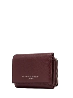 WALLETS GRAIN Portafoglio piccolo in pelle martellata